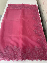 Soft Organza saree with embroidery borders - MSH299