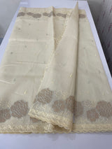 Moonga Kota checks saree with applique work MSH265