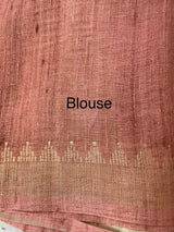 Soft Blended matka tussar silk saree- MMT434