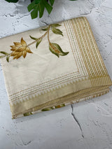 Kanta Handstitched Blended tussar silk saree MS15488