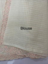 Kota Chanderi saree with embroidery borders - MNM221
