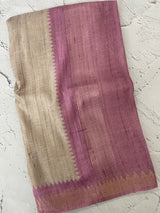 Soft Blended matka tussar silk saree- MMT434