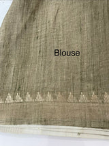 Soft Blended matka tussar silk saree- MMT434