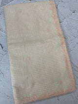 Kota Chanderi saree with embroidery borders - MNM221