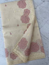 Moonga Kota checks saree with applique work MSH265