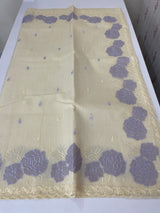 Moonga Kota checks saree with applique work MSH265