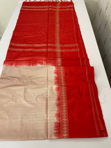 Bhagalpuri Semi tussar saree with contrast retta pattu borders and blouse -MS895(9)