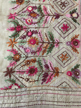 Handworked Blended tussar silk saree MS90543 (14)