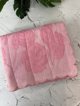 Jute linen saree with applique work MSH152