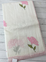 Kota silk cotton saree with applique work MS81789