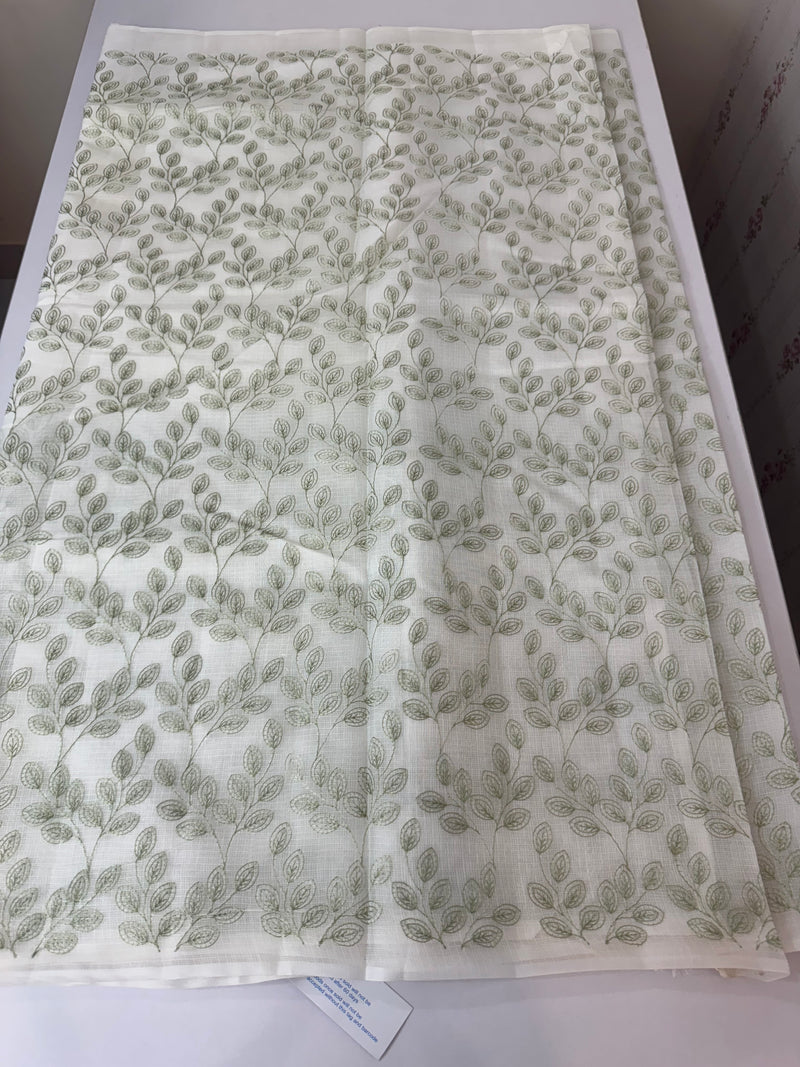 Kota cotton embriodery saree MS1490