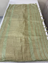 Fancy Chanderi silk saree with blouse MFC217