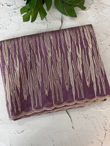 Semi soft Organza saree with zari thread work MSB8433 DustyPurple