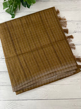 Semi silk saree in check pattern MSR699