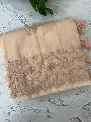 Premium NetKota saree with Hand Chikankari work  MSH246