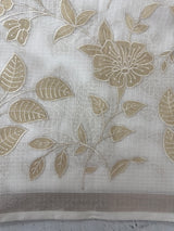 Kota silk saree with applique work  MSK4498 - White