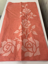 Soft mul chanderi saree with applique work- MSH200 Peach