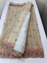 Kota Silk Cutwork saree MST113(1) - Beige