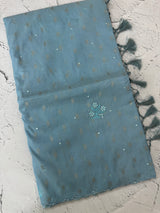 Fancy Chanderi silk saree with blouse MFC213