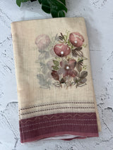 Semi linen saree with blouse MLS8765 (7)