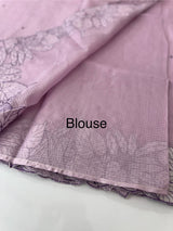 Soft kota silk saree with embriodery MS15031- Lavender