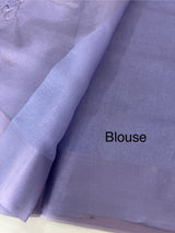 Tissue silk saree with embroidery MSH240