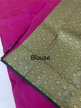 Semi Kanchi pattu saree with broacde blouse MBS7845