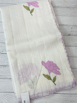 Kota silk cotton saree with applique work MS81789