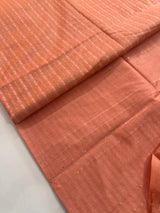 Semi tussar saree with thread work SBHMSH Peach