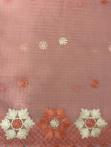 Soft Tissue kota embroidery saree MSK4660