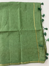 Tussar mix Semi silk saree with small zari weaving MSS8925