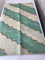 Soft Jute tissue saree with embroidery MJT671