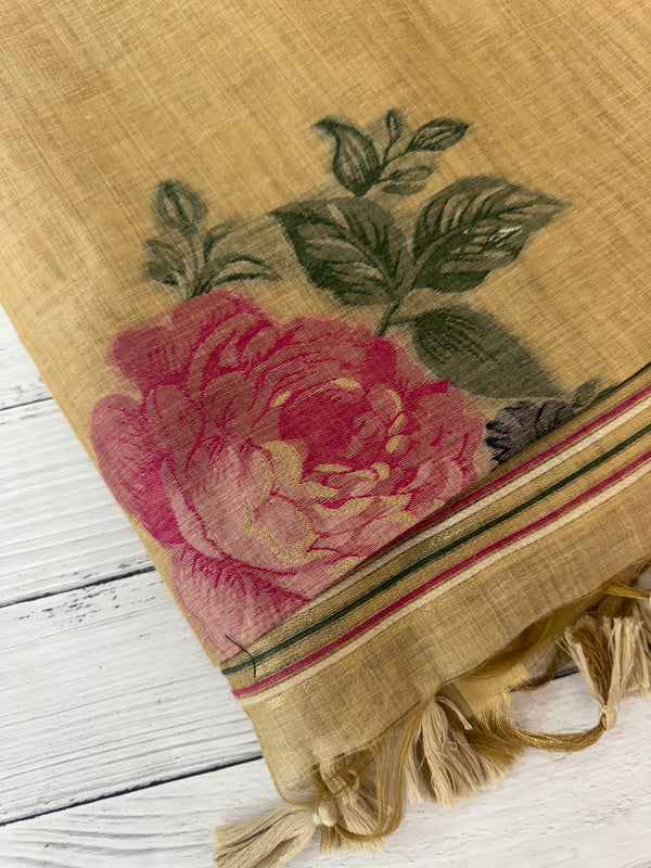 Jamdani silk Cotton Saree MS12555