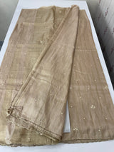 Fancy Chanderi silk saree with blouse MFC217