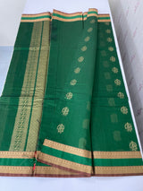 Kanchi Silk cotton saree with zari weaving - MSK897