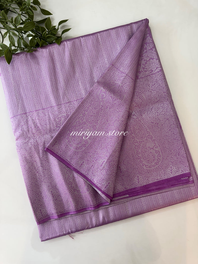 Pastel soft silk Saree - MKP944 WildLavender