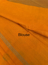 Semi banarasi saree with zari buttas - MBS6754