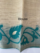 Jamdani silk Cotton Saree with thread weaving MSJ788