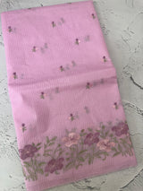 Netkota embriodery saree MS1494 PinkLavender