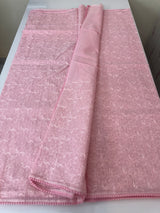 NetKota thread work saree MS22100- Pink