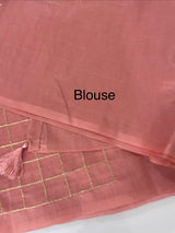 Tussar finish soft silk saree with thread work MTS955