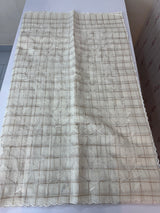 Check Mul chanderi saree with applique work MSH147