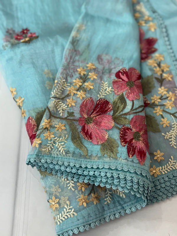Tissue Organza saree MS14541