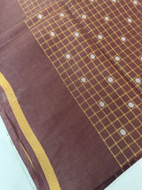 Bhagalpuri Semi tussar saree MS896 - Coffee