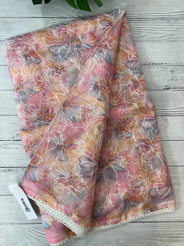 Soft kota checks saree with embroidery SVPSSR