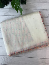 Tissue organza saree with fully worked blouse MS14176