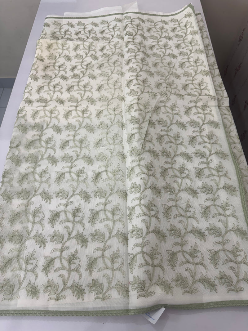 Kota cotton embriodery saree MS1490