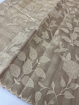 Copper finish Kota Tissue Silk applique work saree MSH147