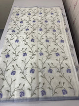 Soft Netkota saree with cross stitch embroidery MSH210(5)