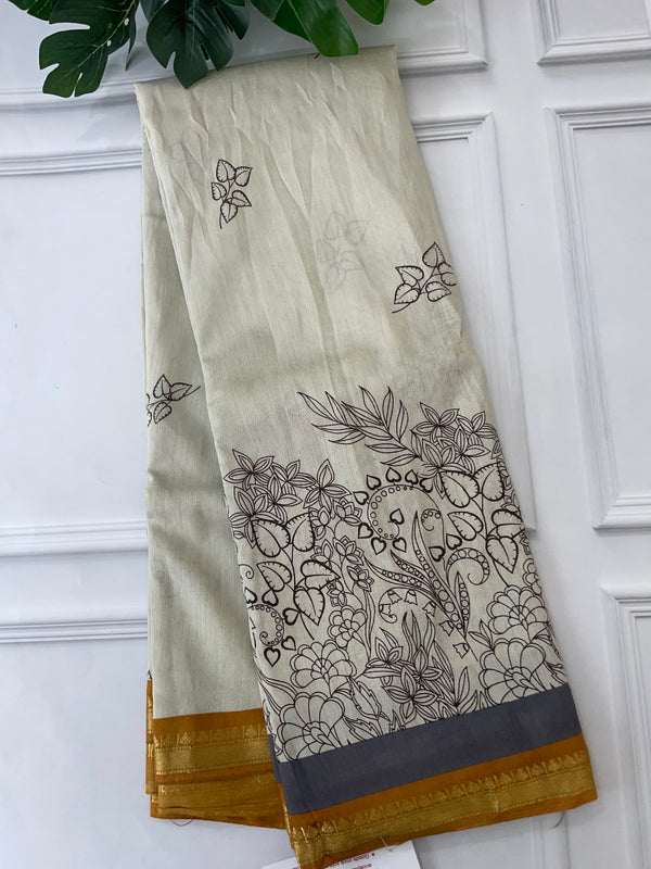 Semi chanderi saree  BSIMRHN